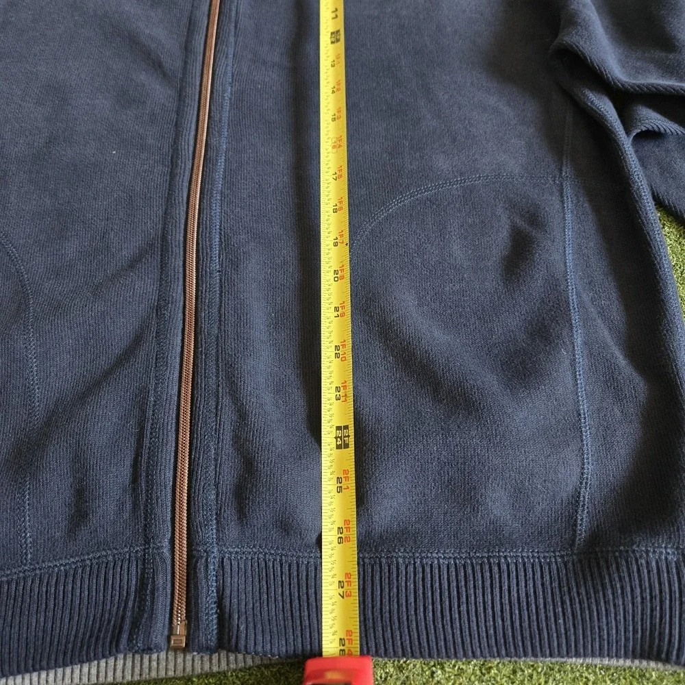 Tommy Bahama Men's Cardigan Sweater Navy Blue Size L